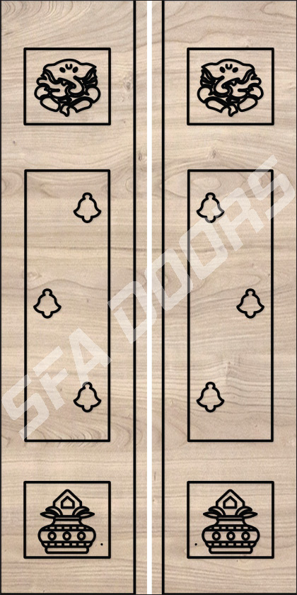 DOUBLE DOOR WITH BELL | DB-07